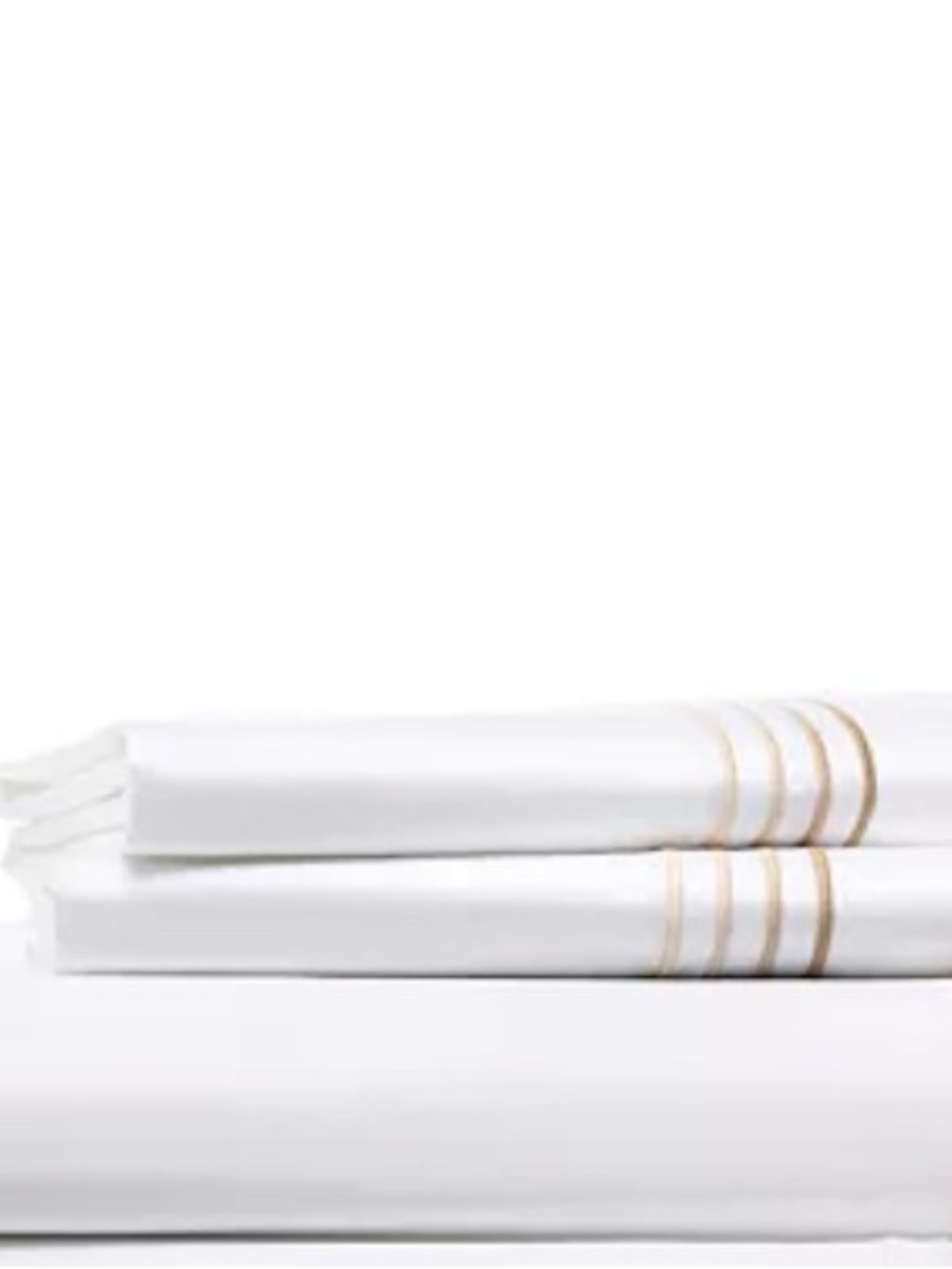 Frette Cruise Sateen Queen Sheet Set 3 Piece 1 Flat Sheet And 2 Pillows Case